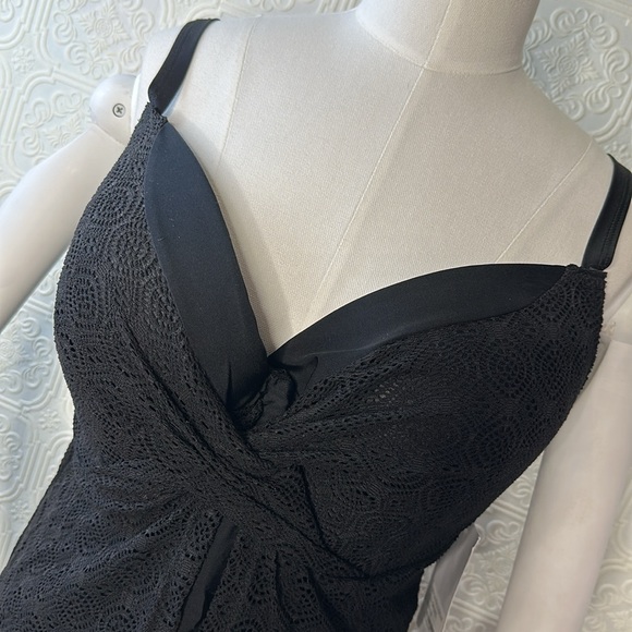 FULLFITALL | Tankini Top with Underwire & Tummy Control, Size 18, NWT - Picture 4 of 14